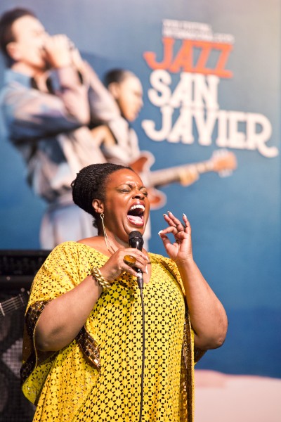 Concierto de Dianne Reeves el día 22 de julio de 2015 en el XVIII Festival Internacional de Jazz de San Javier