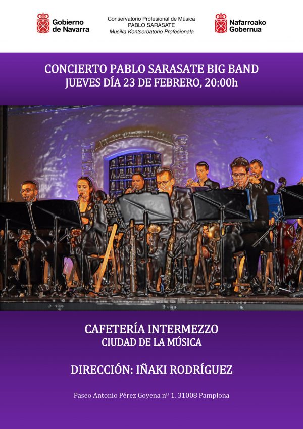 Pablo Sarasate Big Band en concierto (Ciudad de la Música, Pamplona. 2017-02-23) [Noticias] 22