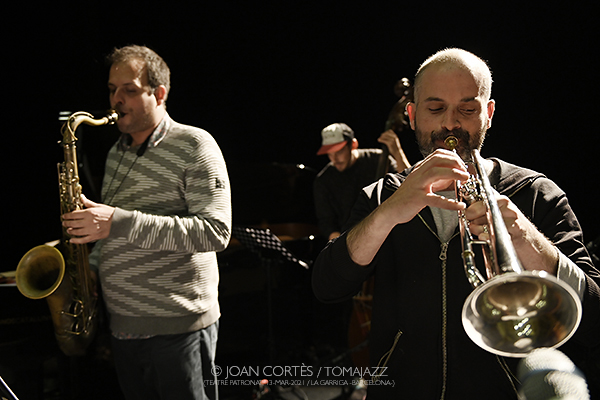 INSTANTZZ: Enrique Oliver Quartet “Incerteza” (Teatre La Garriga El Patronat, La Garriga -Barcelona-. 2021-03-13) [Galería fotográfica AKA Fotoblog de jazz, impro… y algo más] Por Joan Cortès 1