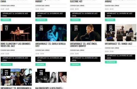 Urtarrijazz '23. Un enero de jazz local (Enero de 2023. Civivox San Jorge, Pamplona) [Noticias de jazz]
