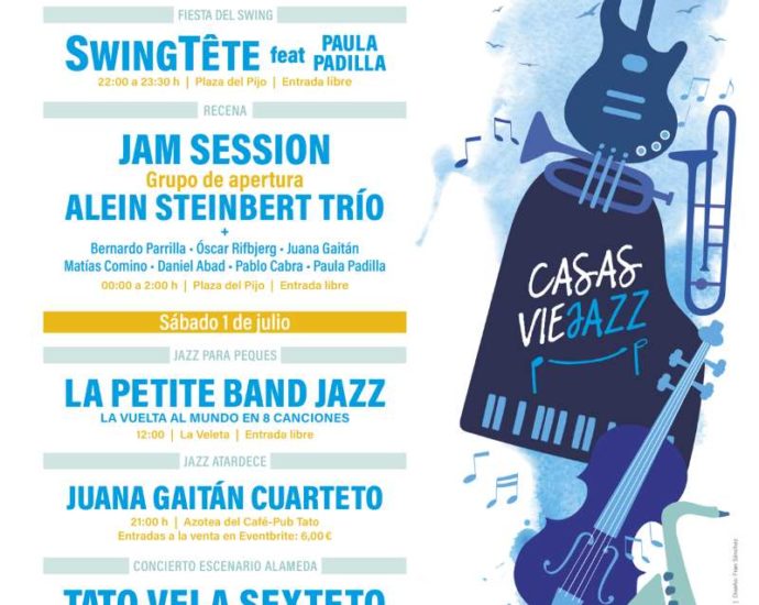 III Festival de Jazz Casas Viejazz 2023 (Benalup - Casa Viejas, Cádiz. 30 de junio y 1 de julio de 2023) [Noticias de jazz] - Tomajazz 9.0