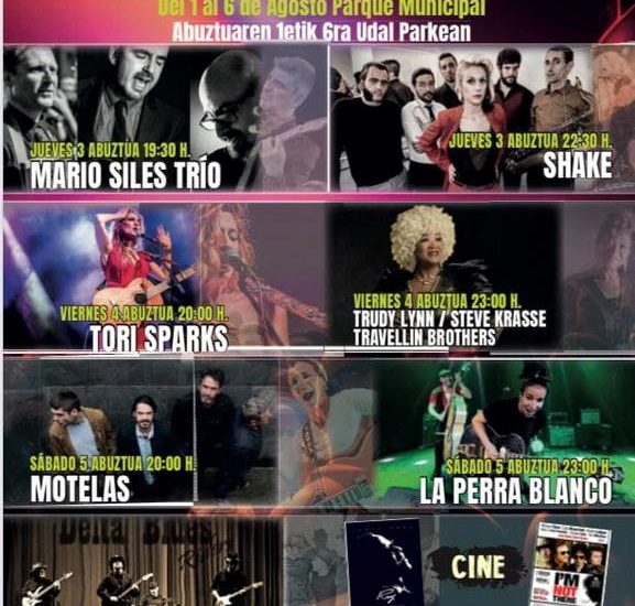 XVI Burlada Blues Festival 2023 (Burlada, Navarra. 1 al 6 de agosto de 2023) [Noticias de jazz] - Tomajazz 9.0 - Entre el 1 y el 6 de agosto de 2023 tendrá lugar en Burlada (Navarra), el XVI Burlada Blues Festival 2023 #Ciclodejazz #FestivalDeJazz #Festivalesdejazz #Noticiasdejazz