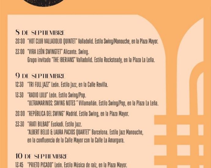 XXVI Villamajazz 2023 (Villamañán, León. 8 al 10 de septiembre de 2023) [Noticias de jazz] - Tomajazz 9.0 - Entre el 8 y el 10 de septiembre de 2023 tendrá lugar en Villamañán (León), el XVI Villamajazz 2023, Festival de Jazz de Villamañán, Villamajazz 2023 (Swing Festival) #Ciclodejazz #FestivalDeJazz #Festivalesdejazz #Noticiasdejazz