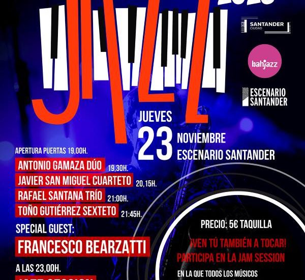 Jazz Marathon 2023 (23 de noviembre de 2023. Santander) [Noticias de jazz] - Tomajazz 9.0
