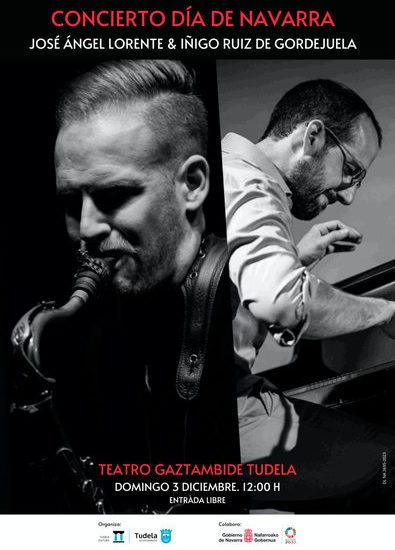José Ángel Lorente - Íñigo Ruiz de Gordejuela: Concierto día de Navarra (Tudela, Navarra. 3 de diciembre de 2023) [Noticias de jazz] - Tomajazz 9.0