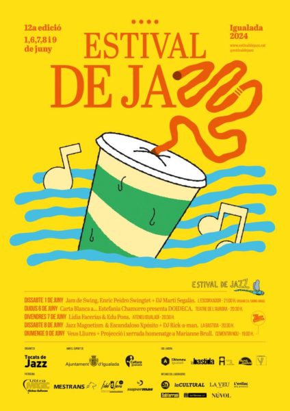 12 Estival de Jazz Igualada 2024 (1 al 9 de junio de 2024. Igualada, Barcelona) [Noticias de jazz] - Tomajazz - Entre el 1 y el 9 de junio de 2024 tendrá lugar en Igualada (Barcelona), el 12 Estival de Jazz Igualada 2024 #Ciclodejazz #FestivalDeJazz #Festivalesdejazz #Noticiasdejazz