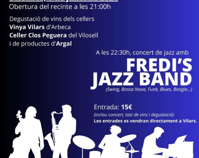11 TastJazz 2024 (Arbeca, Lérida. 6 de julio de 2024) [Noticias de jazz] - Tomajazz - El 6 de julio de 2024 tendrá lugar en Arbeca (Lleida), el 11 TastJazz 2024 #FestivalDeJazz #Festivalesdejazz #Noticiasdejazz