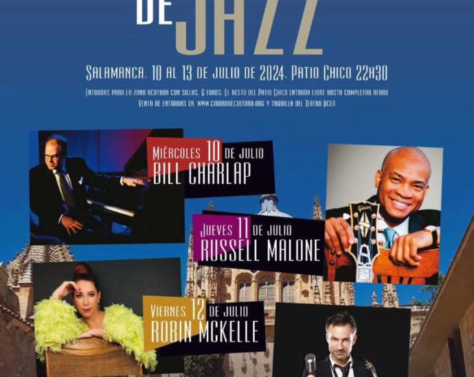 VII Festival Internacional de Jazz de Salamanca 2024 (Salamanca. 10 al 13 de julio de 2024) [Noticias de jazz] - Tomajazz - Entre el 10 y el 13 de julio de 2024 tendrá lugar en Salamanca el VII Festival Internacional de Jazz de Salamanca 2024 #FestivalDeJazz #Festivalesdejazz #Noticiasdejazz