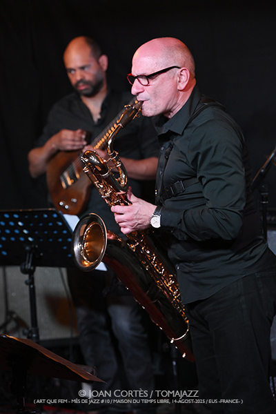 Géraldine Laurent “Looking for Mingus” (Més de Jazz #10 / Maison du Temps Libre, 2025-08-14. Eus -France-) Por Joan Cortès [Concierto de jazz] - Tomajazz - Géraldine Laurent “Looking for Mingus” actuó en Més de Jazz #10 en Maison du Temps Libre, Eus -France-, el 14 de agosto de 2025. Joan Cortès rel(tr)ata el concierto. Actuaron