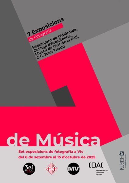 7 de Música -siete exposiciones de fotografía- (del 6 de setiembre al 15 de octubre 2025) [Noticias de jazz] - Tomajazz - 7 de Música -siete exposiciones de fotografía- VIc, Barcelona. Del 6 de setiembre al 15 de octubre 2025 #Noticiasdejazz