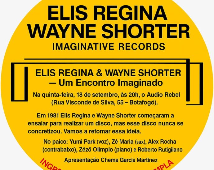 45 años del “mejor disco de la historia” que nunca existió AKA Elis Regina y Wayne Shorter: una historia de amor sin happy end. Por Chema García [Escrito de jazz AKA El Rincón de Chema] [Septiembre de 2025] - Tomajazz - 45 años del “mejor disco de la historia” que nunca existió de Chema García es la nueva aportación a El Rincón de Chema, con motivo del concierto que rememorará ese disco de Wayne Shorter y Elis Regina que nunca existió