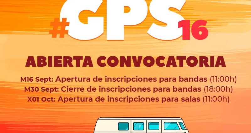 XVI Edición Girando Por Salas #GPS16 (España. Septiembre 2025 – Mayo 2026) [Noticias de música popular] - Tomajazz - onvocatoria abierta para la XVI edición de Girando Por Salas (#GPS16), dirigida a artistas emergentes. Inscripciones del 16 al 30 de septiembre de 2025. Conciertos entre diciembre y mayo #Noticiasdejazz