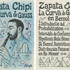 Zapata Chipi: La Curva de Gauss en Si Bemol (Sello: Aleph Records; Año de publicación: 1959; Reedición: 2025) Por Pachi Tapiz [Patagrabaciones de Patajazz] - Tomajazz
