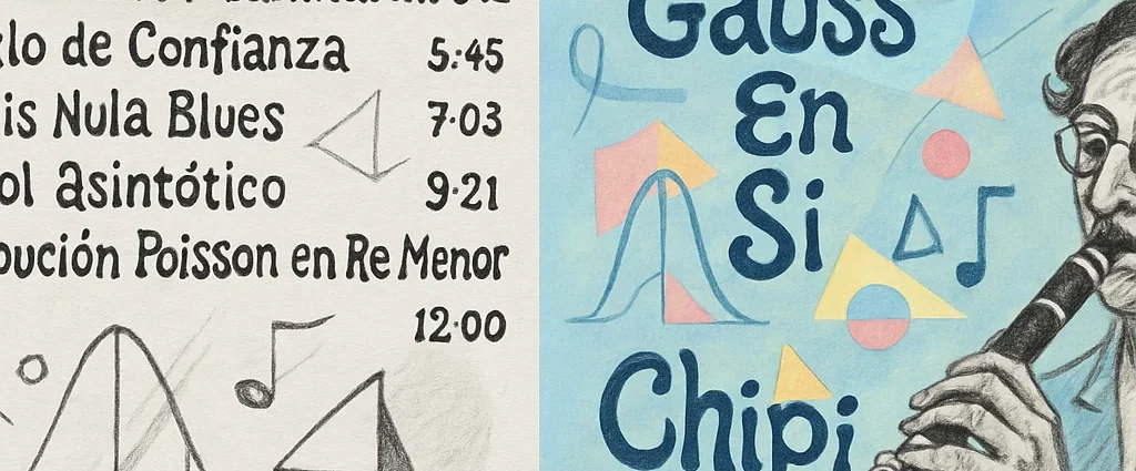 Zapata Chipi: La Curva de Gauss en Si Bemol (Sello: Aleph Records; Año de publicación: 1959; Reedición: 2025) Por Pachi Tapiz [Patagrabaciones de Patajazz] - Tomajazz