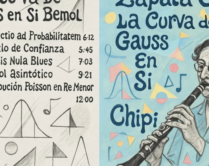 Zapata Chipi: La Curva de Gauss en Si Bemol (Sello: Aleph Records; Año de publicación: 1959; Reedición: 2025) Por Pachi Tapiz [Patagrabaciones de Patajazz] - Tomajazz