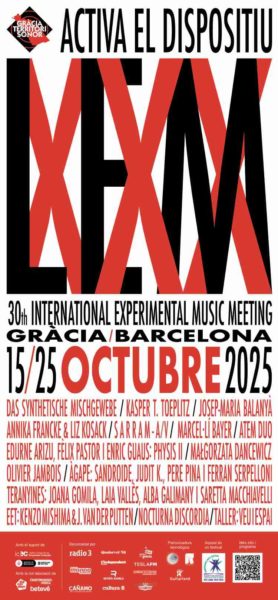 LEM 2025 (Barcelona. Del 15 al 25 de octubre de 2025) [Noticias de jazz] - Tomajazz