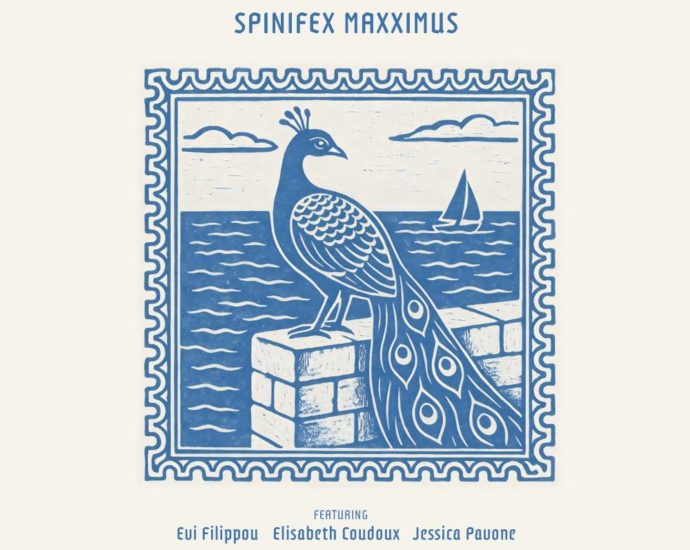 Spinifex: Maxximus (Trytone Records; 2025) Por Pachi Tapiz [Grabación de jazz] - Tomajazz - Maxximus (Trytone Records; 2025) es la grabación con la que el colectivo Spinifex celebra su 20º Aniversario. Pachi Tapiz repasa la grabación. Con Evi Filippou, Elisabeth Coudoux, Jessica Pavone, Bart Maris, Tobias Klein, John Dikeman, Jasper Stadhouders, Gonçalo Almeida, Philipp Moser