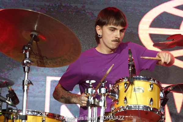Kosmonauci (10 Fira B! Es Gremi. Palma. 2025-11-07) Por José Luis Luna Rocafort [INSTANTZZ AKA Galería fotográfica AKA Fotoblog de jazz, impro… y algo más] - Tomajazz - Kosmonauci actuó en 10 Fira B! en Es Gremi de Palma el 7 de noviembre de 2025. José Luis Luna Rocafort lo retrata en INSTANTZZ. Actuaron Milosz Pieczonka, Tymon Kosma, Bartłomiej Lucjan, Jan Pieniazek