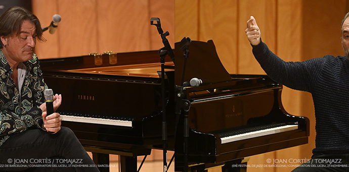 David Peña Dorantes & Moisés P. Sánchez (57è Festival de Jazz de Barcelona / Conservatori del Liceu, 2025-11-27. Barcelona) [08] Por Joan Cortès [Concierto de jazz] - Tomajazz - David Peña Dorantes & Moisés P. Sánchez actuaron en el 59è Festival de Jazz de Barcelona en el Conservatori del Liceu, el 27 de noviembre de 2025. Joan Cortès lo relata y retrata
