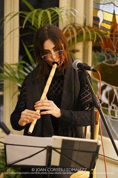 Ney Quartet (LAC -Laboratori Arts Contemplatives-, Casa Virupa-Can Bordoi, 2026-01-10 / Llinars -Barcelona-) Por Joan Cortès [INSTANTZZ AKA Galería fotográfica AKA Fotoblog de jazz, impro… y algo más] - Tomajazz - Ney Quartet actuó en LAC -Laboratori Arts Contemplatives-, Casa Virupa-Can Bordoi, en Llinars -Barcelona-, el 10 de enero de 2026. Joan Cortès lo retrata en INSTANTZZ. Con Christos Barbas, Nabil Naïr, Pau Puig, Laia Puig 