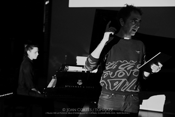 Martí Sales & Jordina Millà “Les quatre estacions: Hivern” (Palau de la Música, 2025-12-22 / Barcelona) Por Joan Cortès [INSTANTZZ AKA Galería fotográfica AKA Fotoblog de jazz, impro… y algo más] - Tomajazz