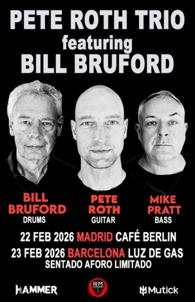 Pete Roth Trio con Bill Bruford (Madrid - Barcelona; 22 y 23 de febrero de 2026) [Noticias de jazz] - Tomajazz - Pete Roth Trio con Bill Bruford actuará en Madrid y Barcelona los días 22 y 23 de febrero de 2026 #Noticiasdejazz