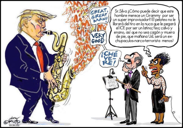 Notas de Humor by Don Kuto. Marzo 2026 [Humor y Jazz] - Tomajazz - Comenzamos la edición de marzo de 2026 con las Notas de Humor by Don Kuto, en esta ocasión con referencia a la actualidad en los USA (y el resto del Mundo)