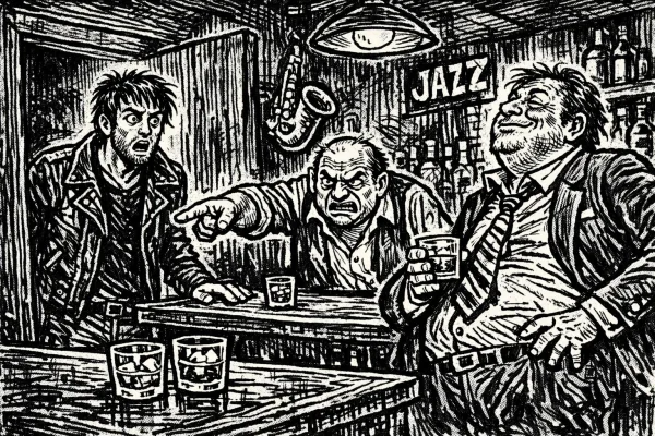 El fantasma. Por Marcos Pin [Relatos de jazz AKA Jazzología nórdico-galaica] - Tomajazz - "El fantasma" es el título del relato de Marcos Pin en su sección Jazzología nórdico-galaica. Marida la historia con el tema "The Clown" de You Waited For It