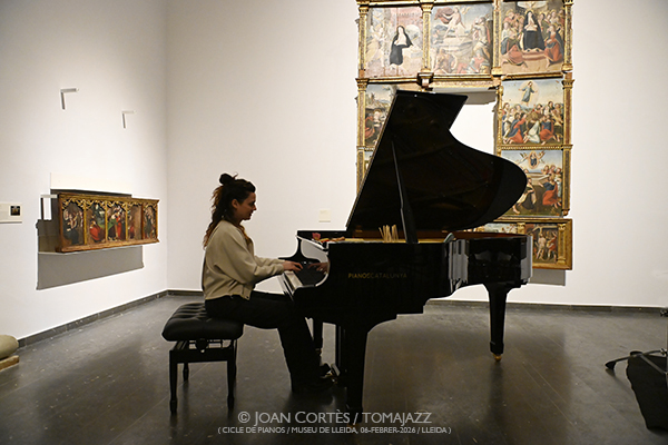 Jordina Millà & Vasco Trilla (Cicle Piano / Museu de Lleida, 2026-02-06 / Barcelona) Por Joan Cortès [INSTANTZZ AKA Galería fotográfica AKA Fotoblog de jazz, impro… y algo más] - Tomajazz - Jordina Millà & Vasco Trilla actuaron en el Cicle Piano en el Museu de Lleida, el 6 de febrero de 2026-02-06 / Barcelona) Por Joan Cortès [INSTANTZZ