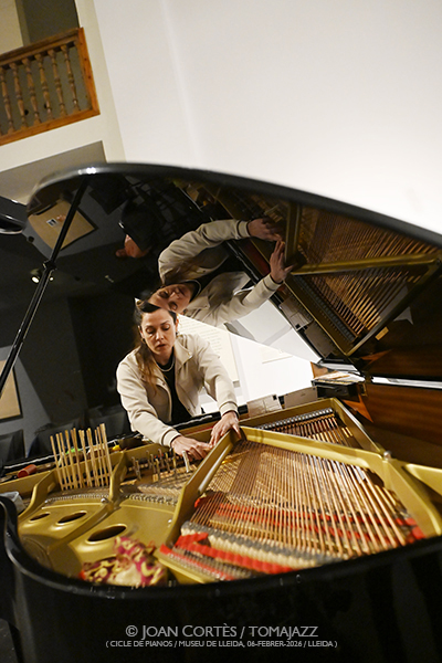 Jordina Millà & Vasco Trilla (Cicle Piano / Museu de Lleida, 2026-02-06 / Barcelona) Por Joan Cortès [INSTANTZZ AKA Galería fotográfica AKA Fotoblog de jazz, impro… y algo más] - Tomajazz - Jordina Millà & Vasco Trilla actuaron en el Cicle Piano en el Museu de Lleida, el 6 de febrero de 2026-02-06 / Barcelona) Por Joan Cortès [INSTANTZZ