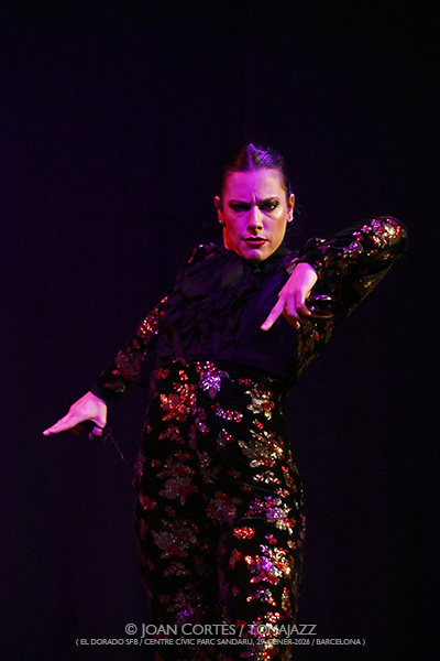 Lucía La Bronce (El Dorado sfb / Centre Cívic Parc Sandaru, 2026-01-29 / Barcelona) Por Joan Cortès [Flamencuras AKA INSTANTZZ AKA Galería fotográfica AKA Fotoblog de jazz, impro… y algo más] - Tomajazz - Lucía La Bronce actuó en El Dorado sfb de Barcelona, el 19 de enero de 2025. Joan Cortès la retrata en las Flamencuras de INSTANTZZ. Actuaron Lucía La Bronce, Manuel Pajares, Daniel Mejía “El Carqui” 