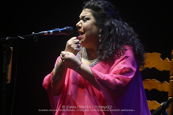 La Macanita (Flamenc-ON 2026 / Teatre Sagarra, 2026-03-14 / Santa Coloma de Gramanet -Barcelona-) [y II] Por Joan Cortès [Flamencuras AKA INSTANTZZ AKA Galería fotográfica AKA Fotoblog de jazz, impro… y algo más] - Tomajazz - La Macanita actuó en Flamenc-ON 2026, en Santa Coloma de Gramanet -Barcelona-, el 14 de marzo de 2026. Joan Cortès lo retrata en las Flamencuras de INSTANTZZ. Actuaron La Macanita, José Valencia, Chicharito de Jérez, Manuel Macano 