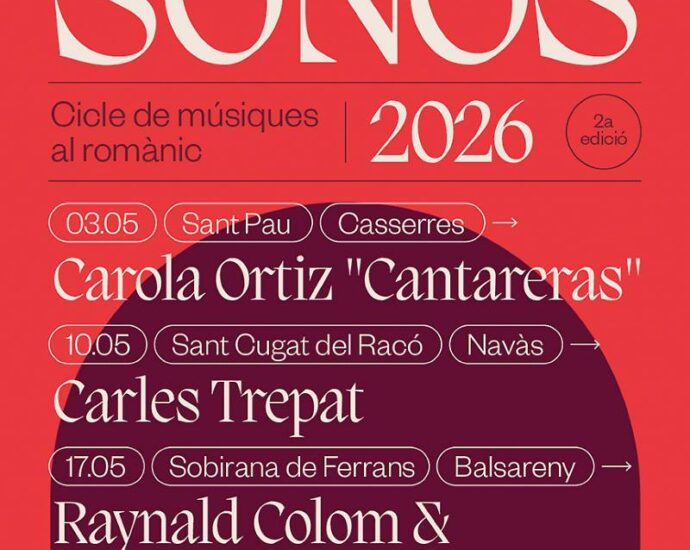 Sonos -Cicle de Músiques al Romànic (del 3 al 17 de mayo de 2026. Balsareny, Casserres, Navas – Comarca del Bages, Barcelona) [Noticias de jazz] - Tomajazz - Durante los tres primeros domingos de mayo de 2026 se celebrará en Balsareny, Casserres, Navas – Comarca del Bages, Barcelona, Sonos -Cicle de Músiques al Romànic #Noticiasdejazz
