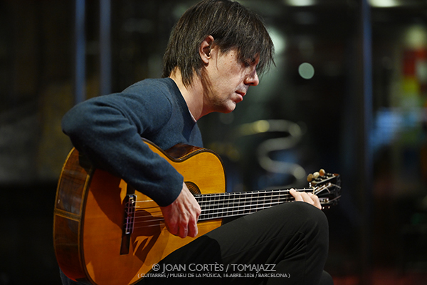 Pedro Barragán (Guitarres / Museu de la Música, 2026-04-16 / Barcelona) Por Joan Cortès [INSTANTZZ AKA Galería fotográfica AKA Fotoblog de jazz, impro… y algo más] - Tomajazz - Pedro Barragán actuó en el ciclo Guitarres en el Museu de la Música, 2026-04-16 / Barcelona) Por Joan Cortès [INSTANTZZ