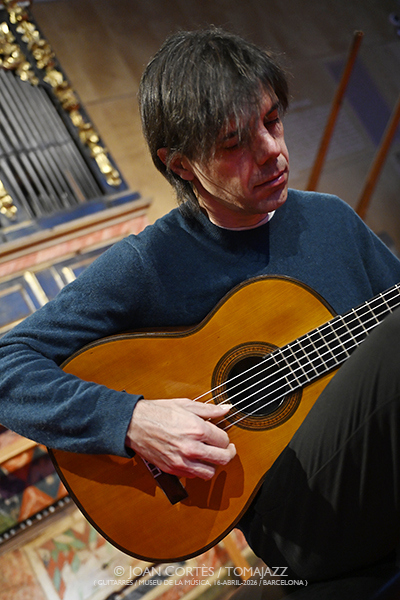 Pedro Barragán (Guitarres / Museu de la Música, 2026-04-16 / Barcelona) Por Joan Cortès [INSTANTZZ AKA Galería fotográfica AKA Fotoblog de jazz, impro… y algo más] - Tomajazz - Pedro Barragán actuó en el ciclo Guitarres en el Museu de la Música, 2026-04-16 / Barcelona) Por Joan Cortès [INSTANTZZ