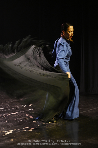 Ana Morales & Jose Carra “Fragilidades” (El Dorado sfb / Centre Cívic Parc Sandaru, 2026-03-26 / Barcelona) Por Joan Cortès [Flamencuras AKA INSTANTZZ AKA Galería fotográfica AKA Fotoblog de jazz, impro… y algo más] - Tomajazz - Ana Morales & Jose Carra “Fragilidades” actuaron en El Dorado sfb de Barcelona, el 26 de marzo de 2026. Joan Cortès lo retrata en las Flamencuras de INSTANTZZ