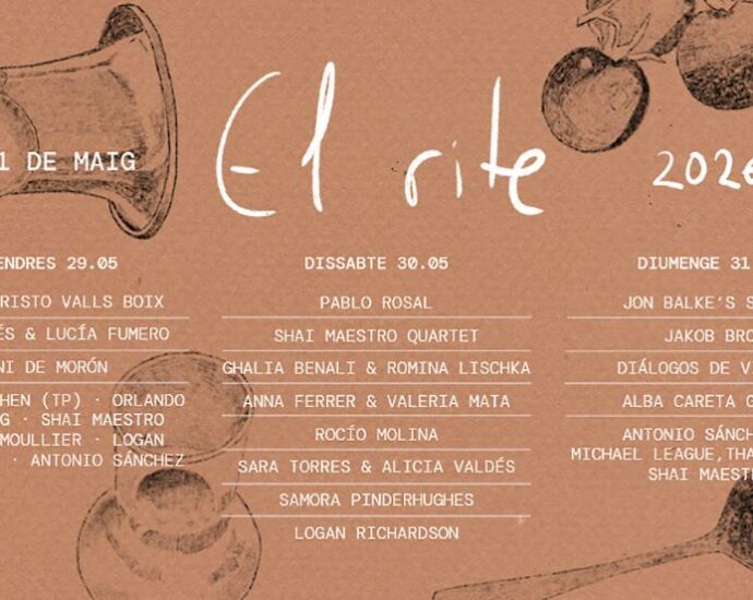 IV Festival Rite 2026 (LAC, Casa VIrupa, Can Bordoi, Llinars del Vallès, Barcelona. Del 29 al 31 de mayo de 2026) [Noticias de Jazz] - Tomajazz - Entre el 29 y el 31 de mayo se celebrará el IV Festival Rite 2026 en Casa VIrupa, Can Bordoi, Llinars del Vallès, Barcelona. Con Jon Balke, Antonio Sánchez, Dani de Morón, Rita Payés - Lucía Fumero  #Noticiasdejazz