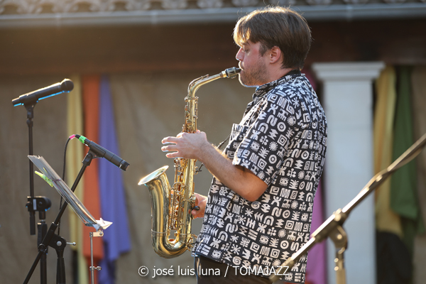 Fran Ramos Quartet (32 Mallorca Jazz Sa Pobla 2026. Sa Pobla, Mallorca. 2026-07-30) Por José Luis Luna Rocafort [INSTANTZZ AKA Galería fotográfica AKA Fotoblog de jazz, impro… y algo más] - Tomajazz - Fran Ramos Quartet actuó en el 32 Mallorca Jazz Sa Pobla 2026 en Mallorca, el 30 de julio de 202. Sa Pobla, Mallorca. 2026-07-30) Por José Luis Luna Rocafort [INSTANTZZ AKA Galería fotográfica AKA Fotoblog de jazz, impro… y algo más]
